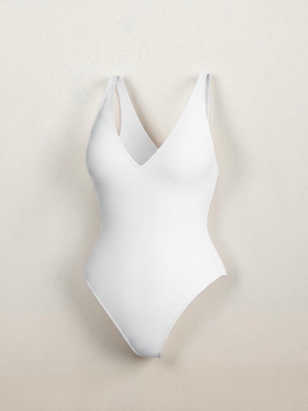 NWT TA3 Plungey Hi Cut white one piece swimsuit 3x extra long